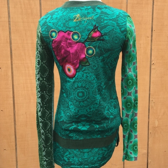 DESIGUAL - "We Love" Top - Picture 3 of 10